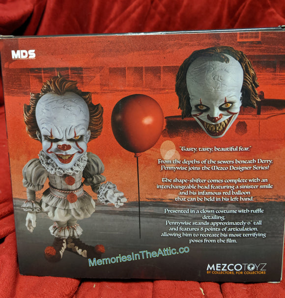 Mezco Toyz Roto Stylized Clown It Pennywise Evil Doll MDS 2 Head 6