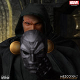 Mezco Toyz One:12 Marvel Comics Dr Doom 2 Heads 3 Masks 1:12 Action Figure