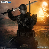 Mezco ONE:12 Collective G.I. Joe Snake Eyes With Timber Wolf Shurikens Knives Grenades