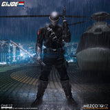 Mezco ONE:12 Collective G.I. Joe Snake Eyes With Timber Wolf Shurikens Knives Grenades