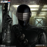 Mezco ONE:12 Collective G.I. Joe Snake Eyes With Timber Wolf Shurikens Knives Grenades