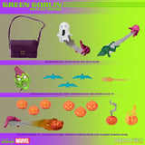 Mezco ONE:12 Collective Marvel Green Gobline Action Figure 1/12 Scale Pumpkin Frog Ghost Bombs Glider