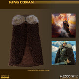 Mezco One:12 Collective King Conan Figure 3 Heads Aquilonia Battle Axe Shield