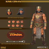 Mezco One:12 Collective King Conan Figure 3 Heads Aquilonia Battle Axe Shield