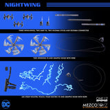 Mezco ONE:12 Collective Nightwing Dick Grayson 4 Heads DC Comics