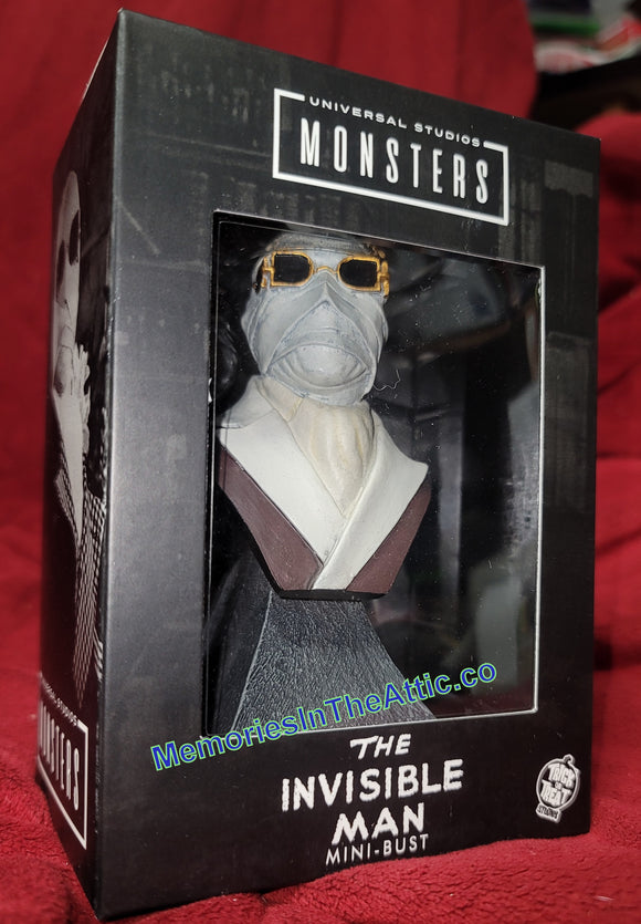 Trick or Treat Studios The Invisible Man Universal Monsters Mini Bust Horror