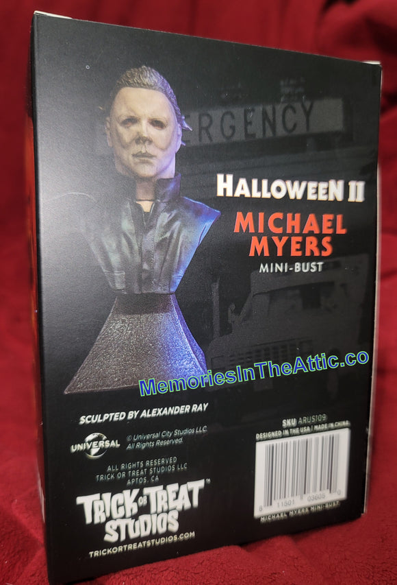 Trick or Treat Studios Halloween II Michael Myers Mini Bust Horror Movie 5.5