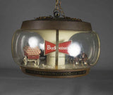 Budweiser Clydesdale Rotating Parade Carousel Light Bracket Plastic Globe Panel