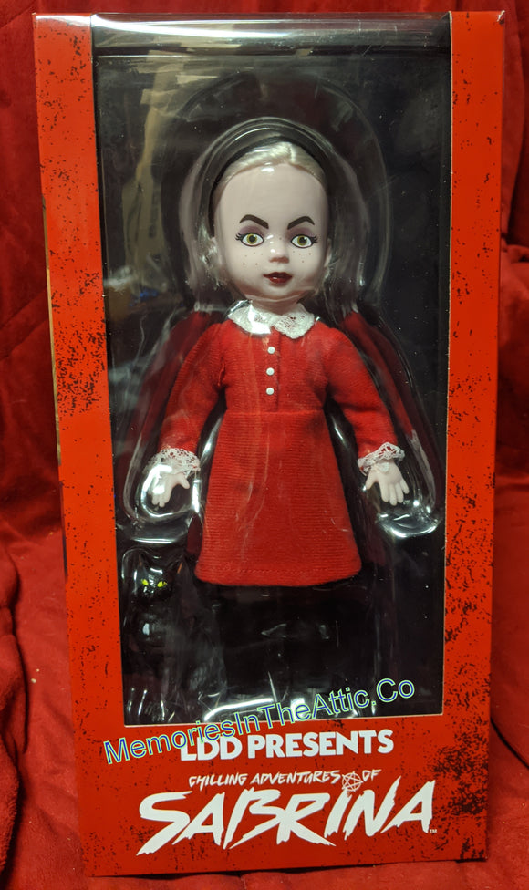 Living Dead Dolls Mezco Chilling Adventures Of Sabrina The Witch W/Cat Halloween10