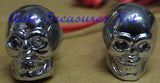 Skull Car Light License Plate Frame Screws Blue Hearse Motorcycle Truck Hearse