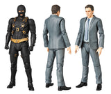 Medicom Mafex No 079 DC Comics Batman Begins Suit Action Figure Cane Mask