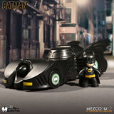 Mezco Toyz Mez-Itz DC 1989 Michael Keaton Batman Batmobile Vinyl Figure Tim Burton