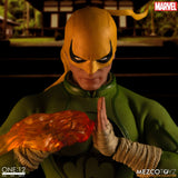 Mezco One:12 Collective Collector Marvel Iron Fist with Flames 2 Heads Action Figures 112