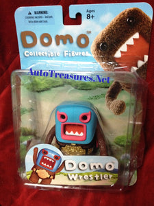 Mezco Domo Planet Wrestler Action Figure Belt Title Buckle Mask Cape 2012