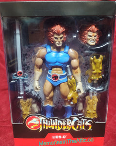 Super 7 Ultimates Thundercats Lion O Action Figure Cartoon 2 Heads Sword+